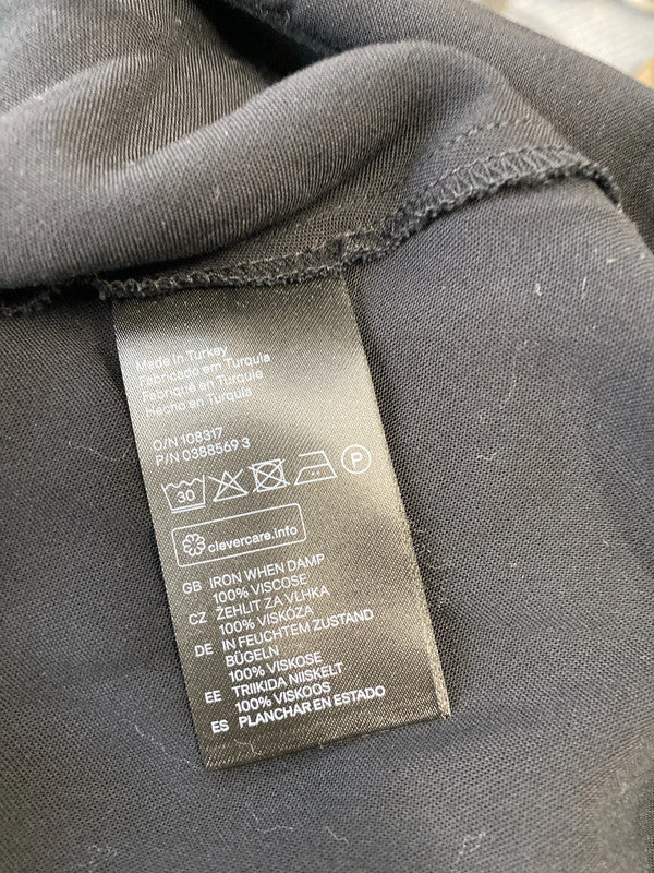 Fabulous Black Classic tunic dress from H&M Uk18 KM003