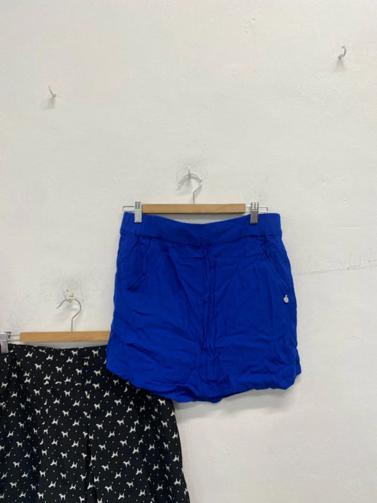 Lovely trio of shorts colourful louche mango Topshop UK 12 NN001