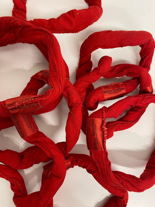 Lovely molton browners hair tags red one size 10pcs TC002