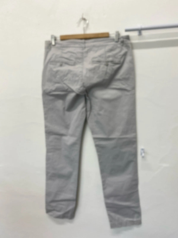 Fabulous H&M ladies light grey chinos Uk12 KM003