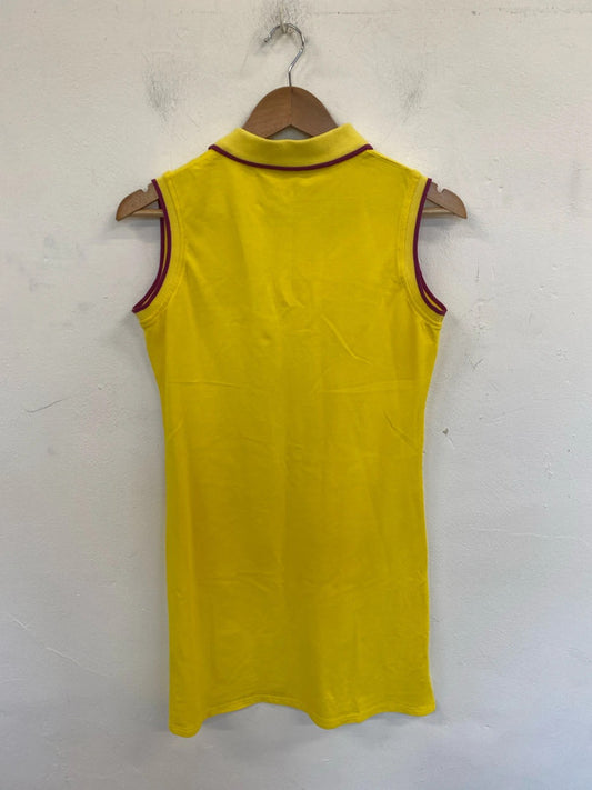Ralph Lauren Stylish Sunshine Yellow Tennis Dress Size L SW001