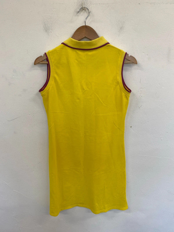 Ralph Lauren Stylish Sunshine Yellow Tennis Dress Size L SW001