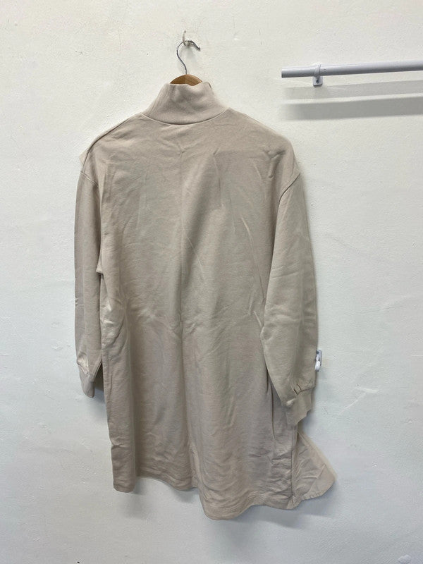 Stunning Zara Jumper dress ruffle details Uk M-L MB001