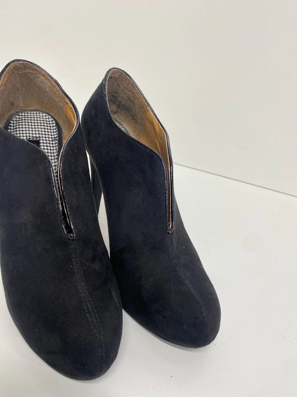 Fabulous Next high stiletto booties Uk4.5 faux suede GK002