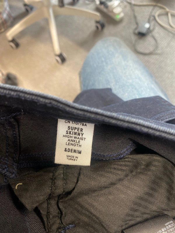 Classic super skinny indigo push up shaping jeans H&M 31” KM003