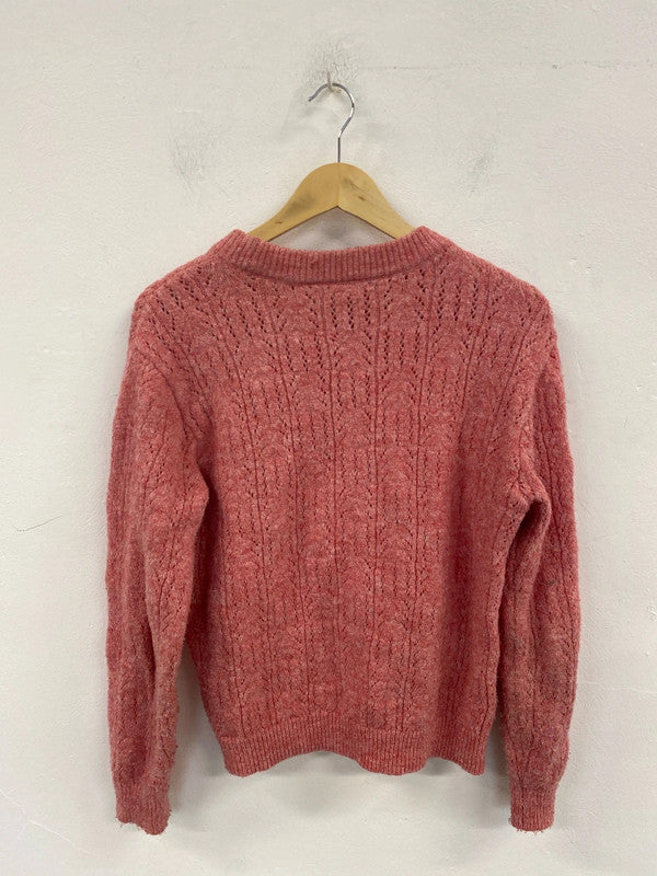 St Tropez Fabulous Coral Knit Jumper Size S SR006