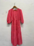 Pink Maxi Dress S