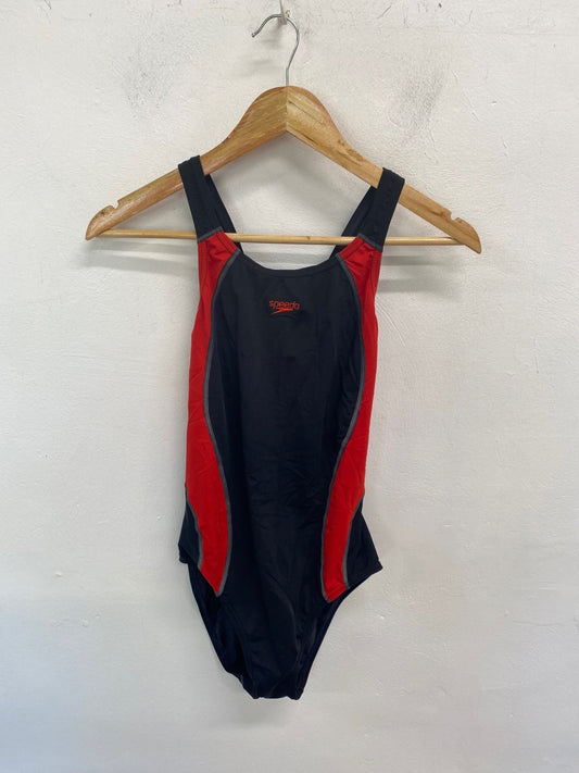 Gorgeous Speedo Swimsuit UK14 Black & Red GS001