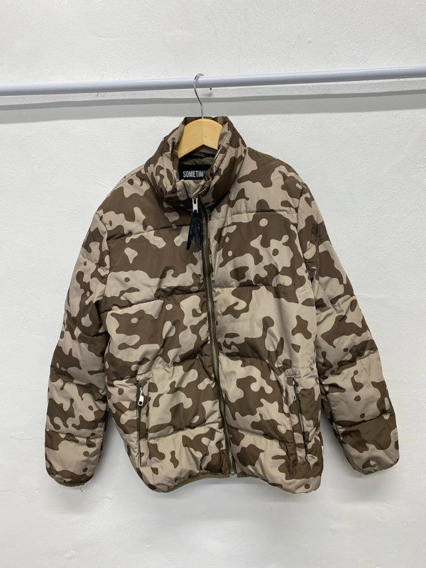 Fabulous Sometime I will change the world  Camo boys jacket Uk10 JP001