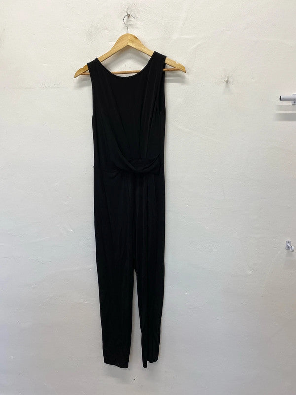 Fabulous Me & Thee black stretch heavy jumpsuit Uk10 LH002