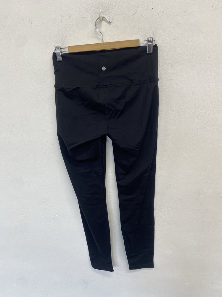 Lovely Franz Athletica Black Leggings UK 14 Nwt LW005