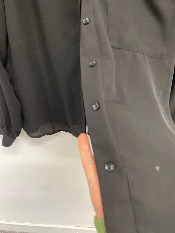 Fabulous ASOS Semi sheer blouse Uk10 classic elegant LP003