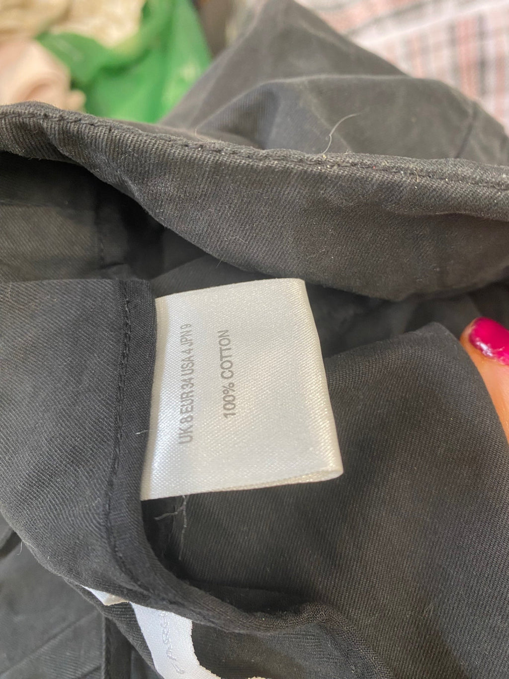 Fabulous vintage Y2K Nicole Farhi boho Maxi Skirt Uk8 Black BT001