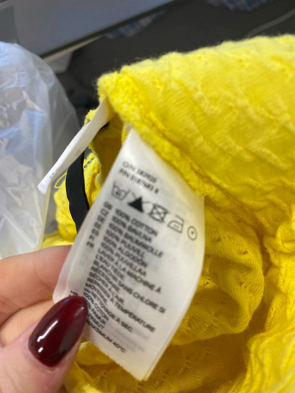 Lovely duo of skater skirts black yellow h&m UK S SW001 #1