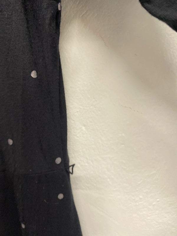 Fabulous White Stuff spotted jersey midi dress Uk12 silver spots SR006
