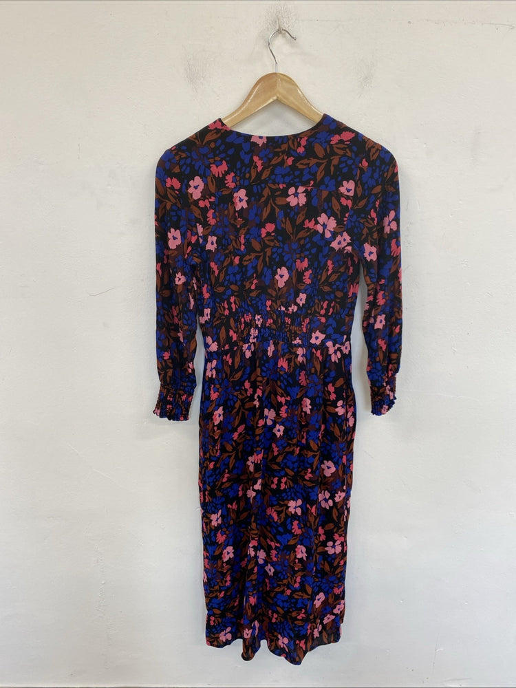 Hush Edolie Floral Tea Dress Midaxi UK 4 SS004