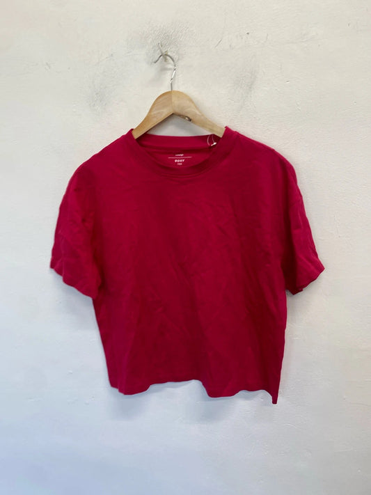 Lovely George pink boxy tee UK 10 AO001