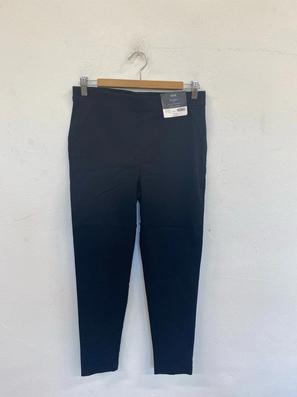 Dorothy Perkins Stylish Black Stretchy Skinny Jeans UK 12 AO001