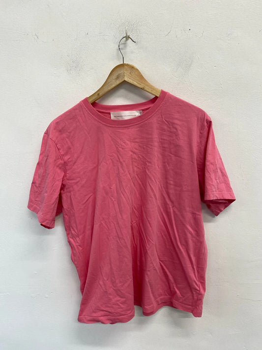 Fabulous Hot Pink Victoria Beckham oversized T shirt UkL AC002