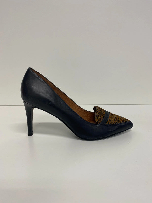 Next Fabulous Leather Animal Print Heels UK 7 KM005