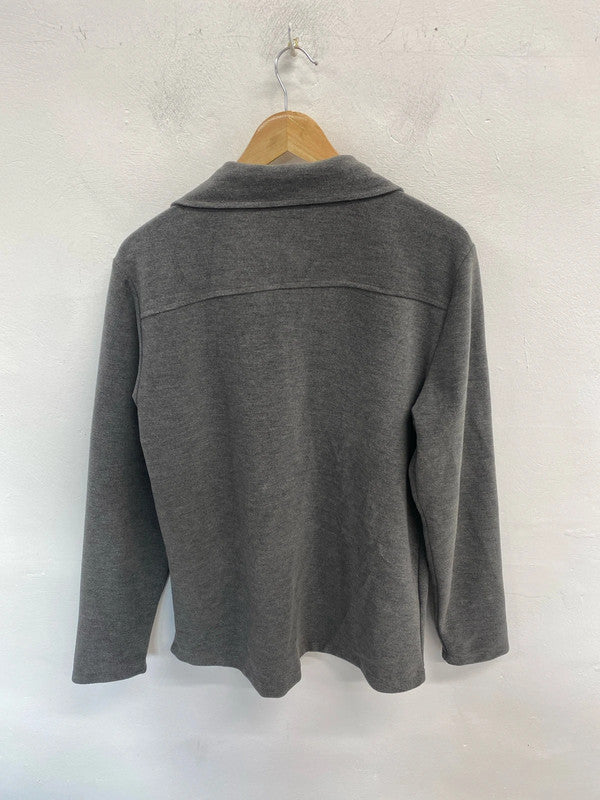 Reiss Deansgate classic soft grey Shacket Overshirt M LL003