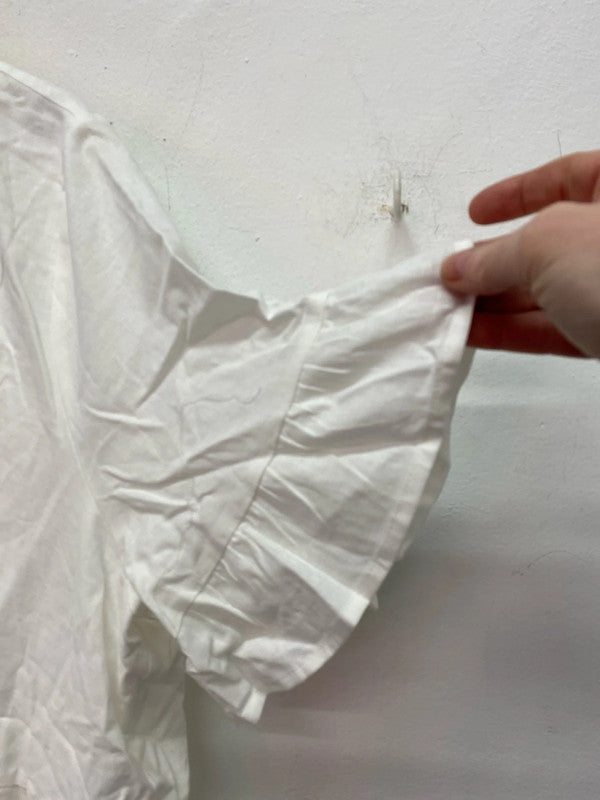 Atmos & Here Lyala Linen blend smock dress Uk22 IM001