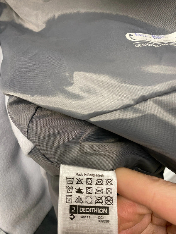 Fabulous girls Wedze winter coat age 12 grey & pink JB001