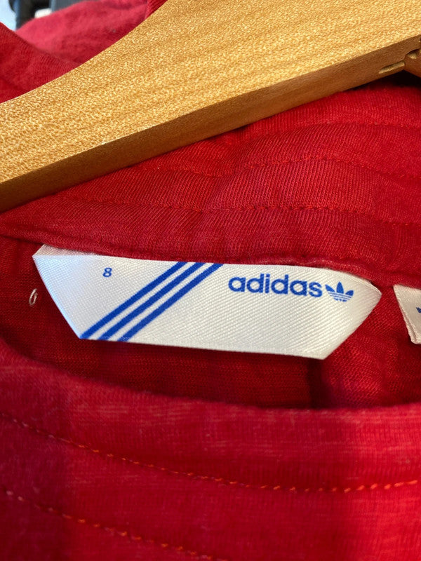 Fabulous Adidas 1990’s red tank top ladies Uk8 GK002