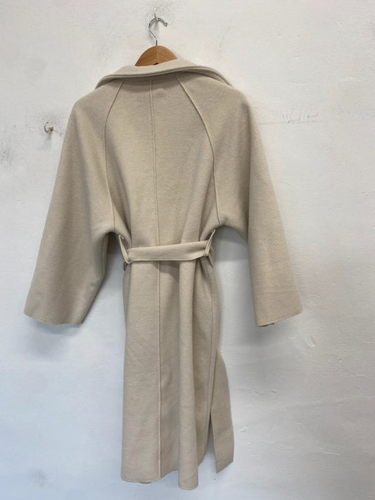 Stunning beige Shien Wu77 style trench jacket UK M ZM001