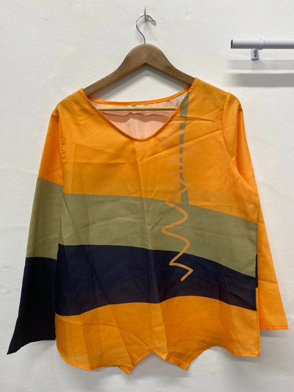 Fabulous tribal loose fit Bright blouse top UkXl 16-18 YM001