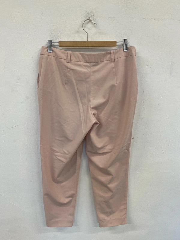 New Look Stylish Rose Pink Crop Trousers UK 12 MB001