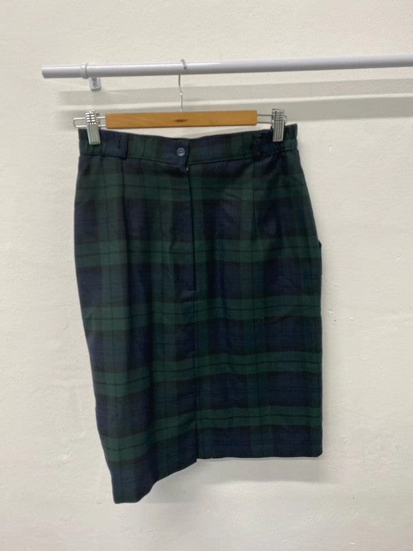 Fabulous Black watch Tartan pencil skirt Uk10  Classic JB005