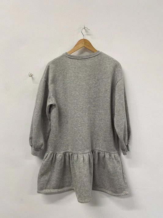 F&F Preppy Grey Sweater Dress UK 12 KS002