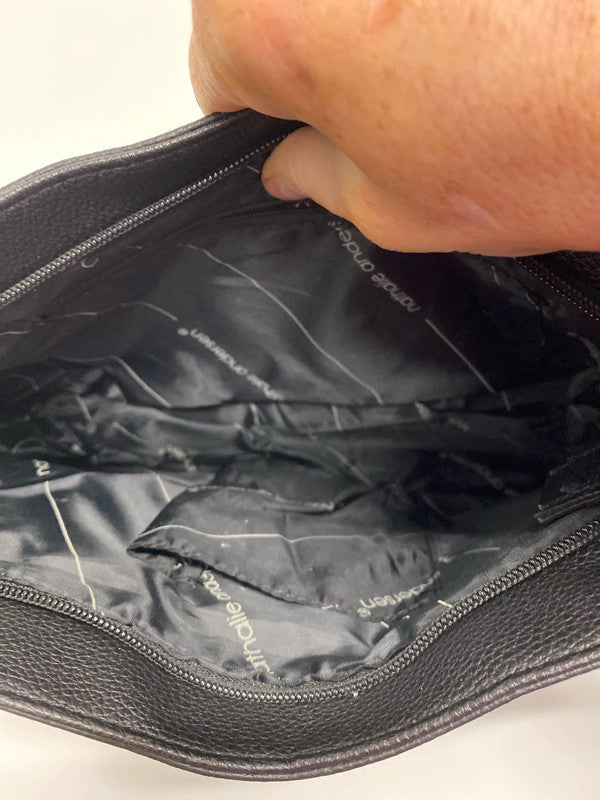 Nathalie Anderson Organiser bag black messenger JW002