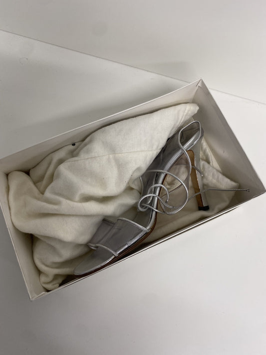 Lovely Manolo Blahnik C Lucita Plastic Transparent Heels UK 7 JP001