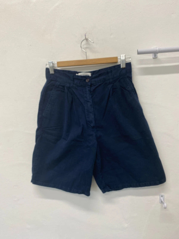 Fabulous Navy wide leg vintage shorts by United Colour of Benneton UK6/8 MM005