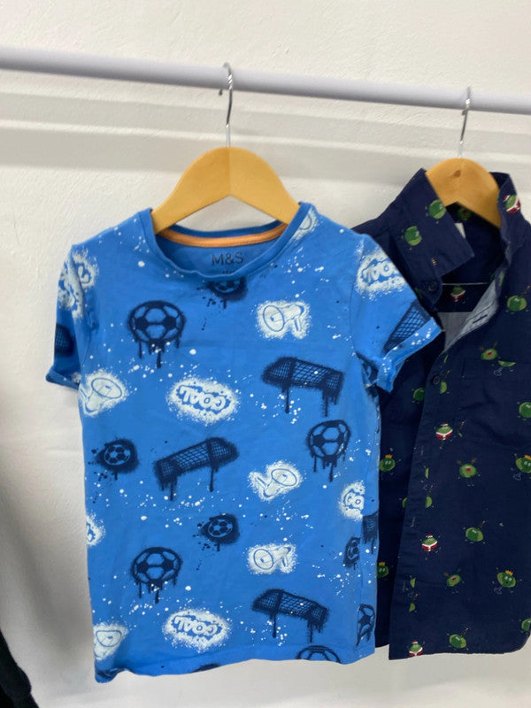 Fab boys bundle pyjamas & chill bundle age 7-9 M&S F&F #56 LD003
