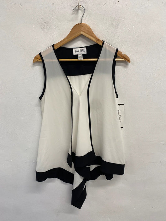 Stunning Joseph Ribkoff Black White Longline Tunic New With Tags UK 10 KM004