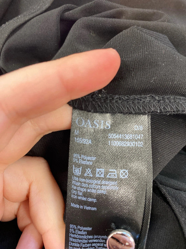 Oasis & Mango Stylish Black Tops Duo Size M #5 LN001