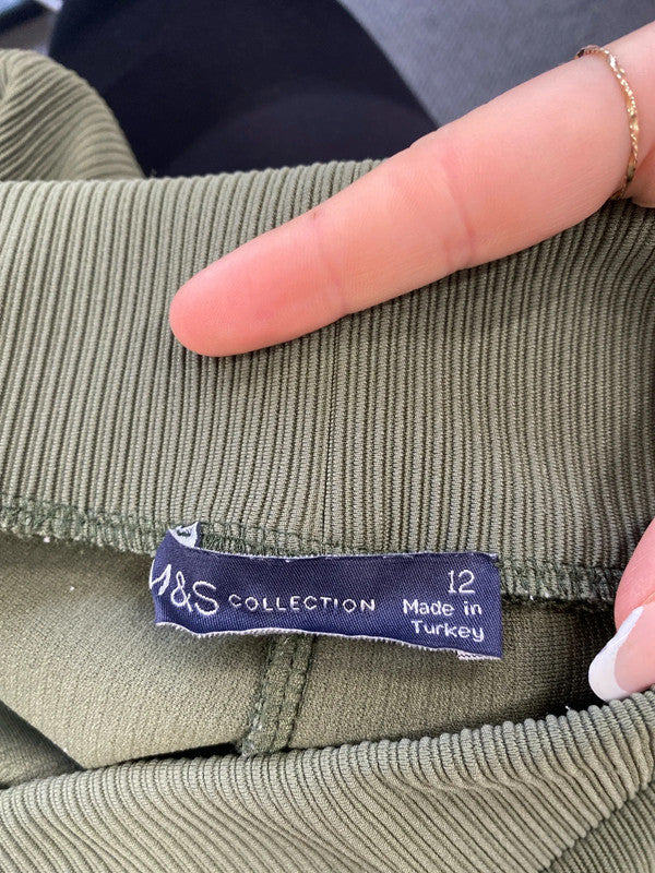 Fabulous M&S ladies ribbed leggings Bundle #1 uk 12 HA001