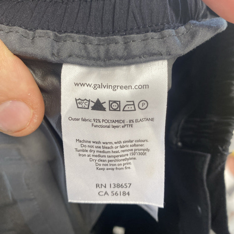 Galvin Green Gore-tex Paclite Waterproof Unisex Trousers - Size Small CN001