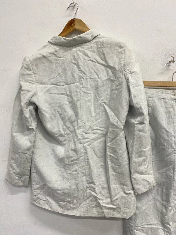 Fabulous Vintage 1980’s St Michael’s M&S embroidered suit Uk10/12 EC003