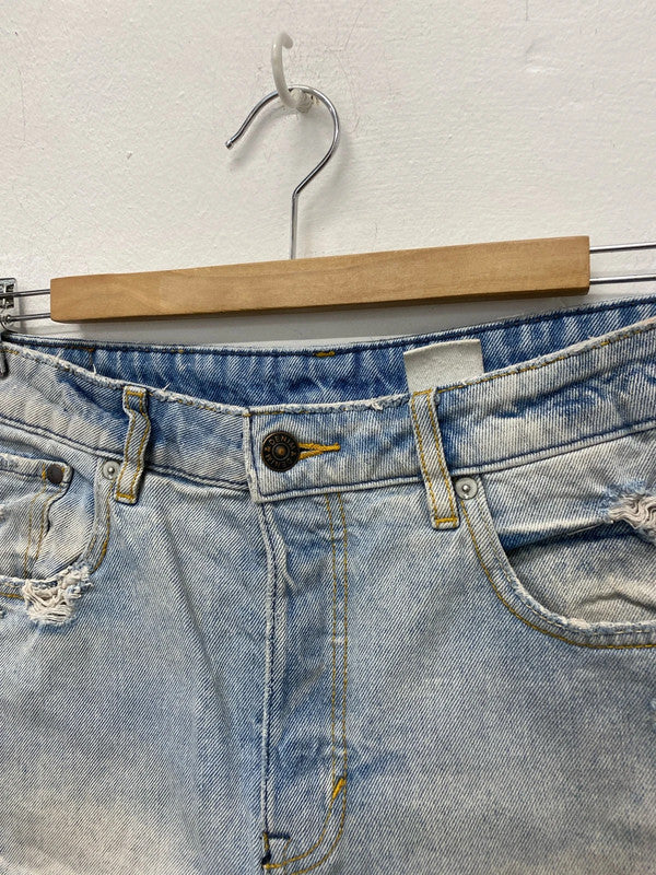 Fabulous H&M distressed denim shorts Uk10 boyfriend shorts JB001