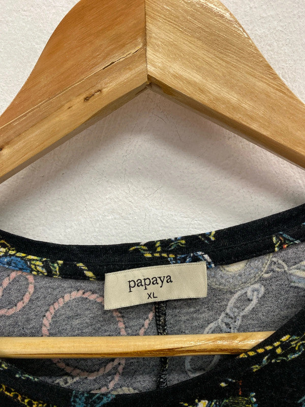 Fabulous Papaya tunic dress chains & Jewels UkXl 16/18 CR002