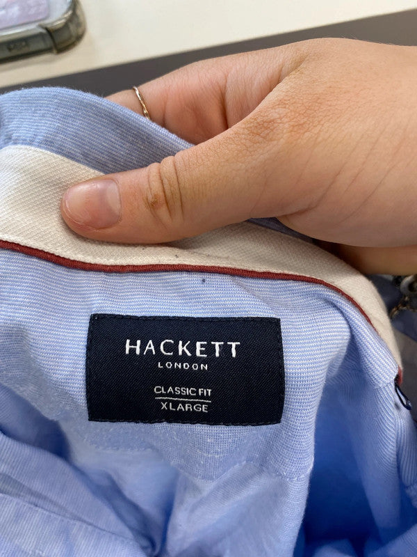 Fabulous Hacket classic fit blue polo shirt size XL KD001