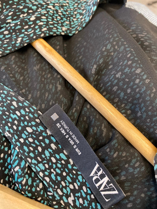 Fab Zara Ditsy Midi dress floaty romantic Dress UkS JM005