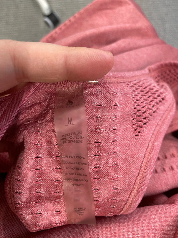 Ryderwear Chic Pink Sports Bra & Leggings Set Size M DS002