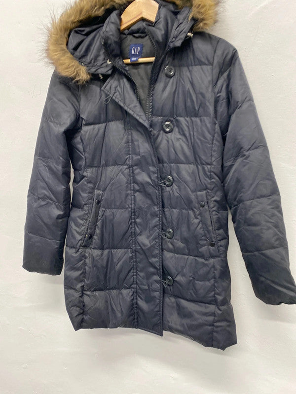 Fabulous Gap Parker feather & down UkXS classic puffer KM004