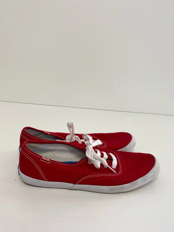 Fab Cherry Red Classic Keds Uk7.5 trainers JH001