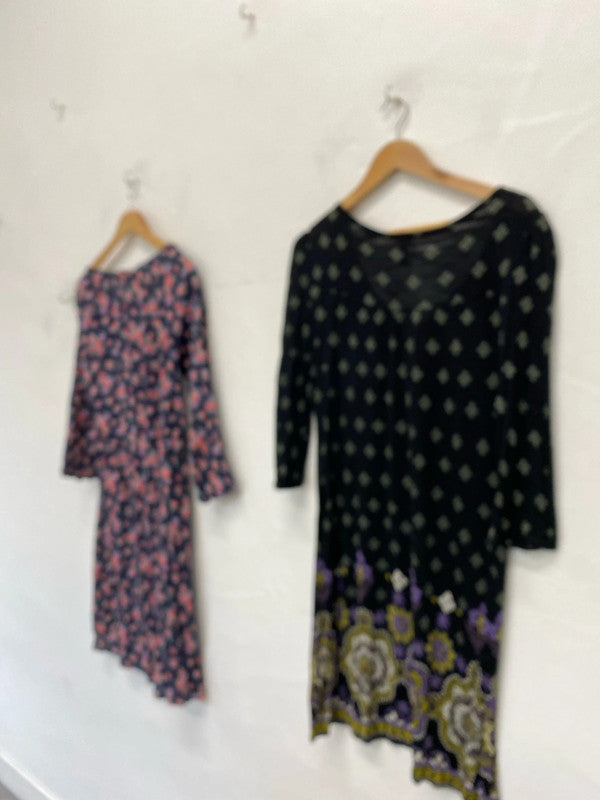 Fabulous duo of casual summer dress Uk 16/18 Next H&M #27 KM003